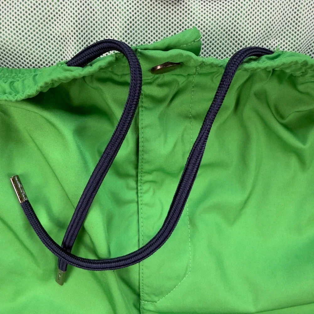 RLX Ralph Lauren Mens XXL Green Navy Blue Optimum Performance Swim Shorts Trunks